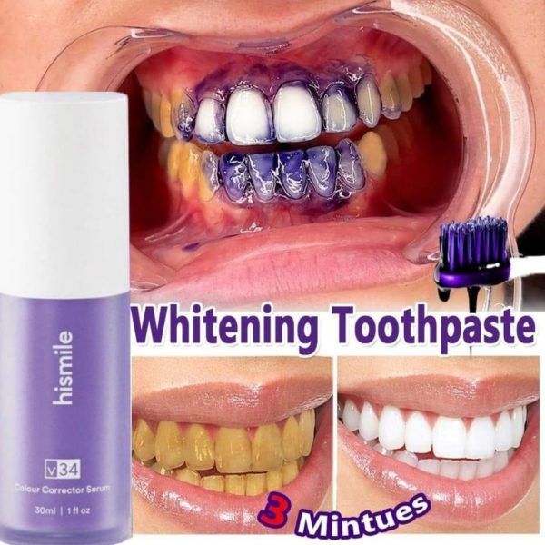 Pack of 2 Tooth Brush Plus Hismiles Deal Teeth Brightening V34