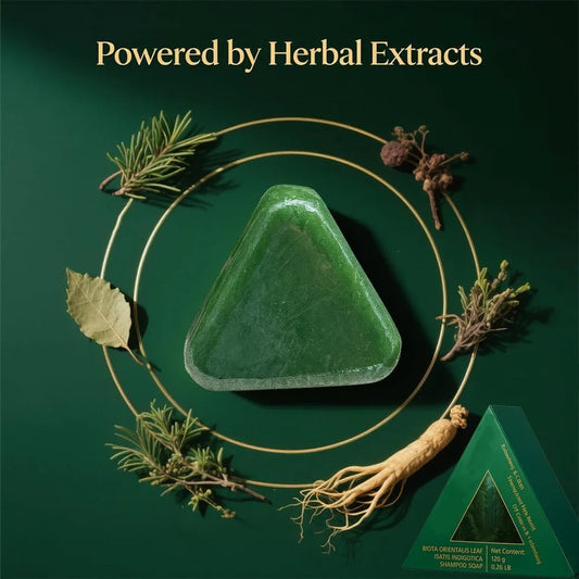 Leaf And Wusiman Grass Extract Hair Care Shampoo Soap