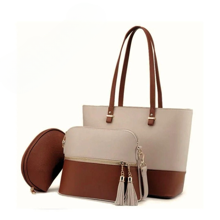 3 Piece Tote Handbag