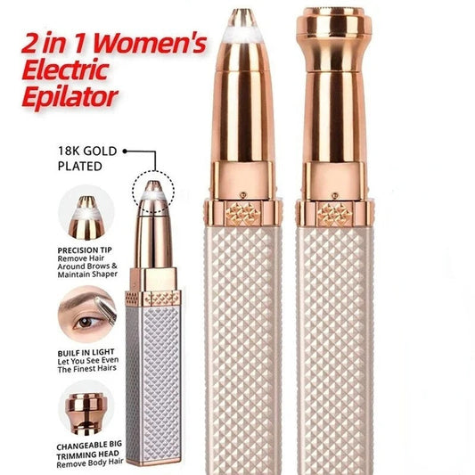 2-in-1 Women's Electric Epilator & Painless Shaver