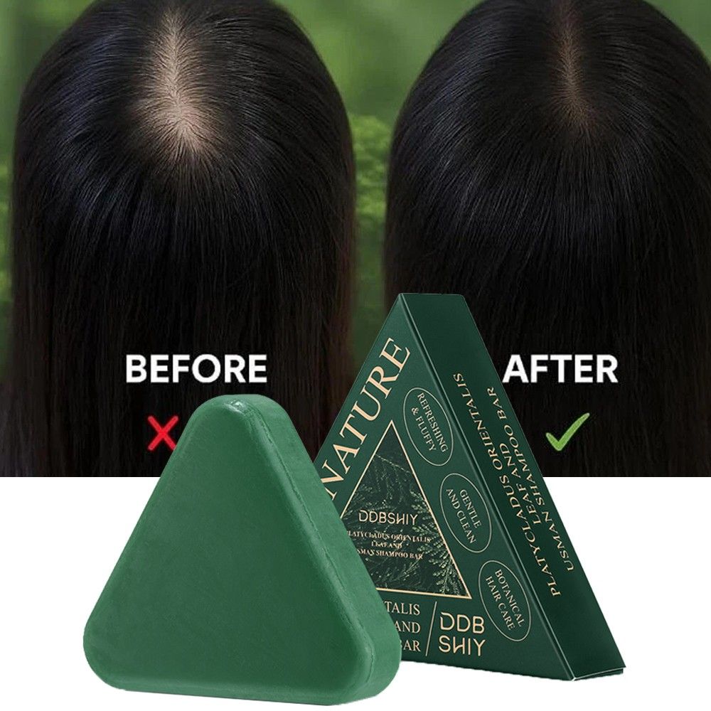 Leaf And Wusiman Grass Extract Hair Care Shampoo Soap